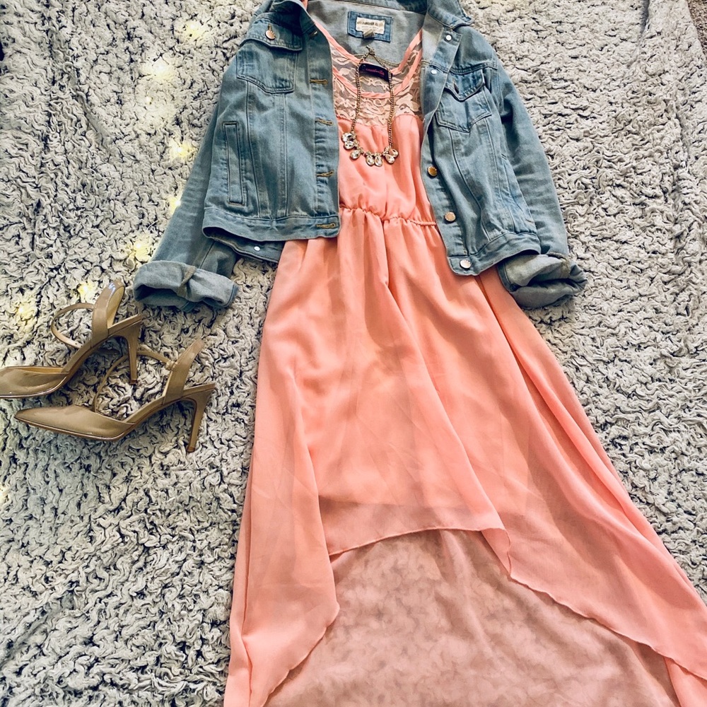 Annabelle hi-low dress